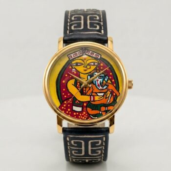 GANESHJANANI | Hand Painted Maa Durga Watch by Nobopatrika