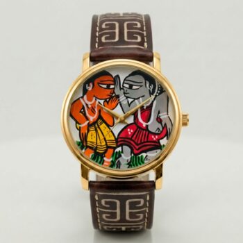 MANAB | Hand Painted Santal Art Watch by Nobopatrika