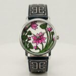 PUSKAR | Hand Painted Lotus Watch by Nobopatrika