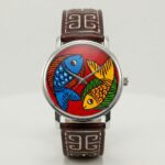 MEEN | Hand Painted Fish Motif Watch by Nobopatrika