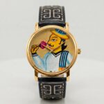 BABUMOSAI | Hand Painted Bengali Babu Watch by Nobopatrika